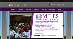 Desktop Screenshot of miles.edu