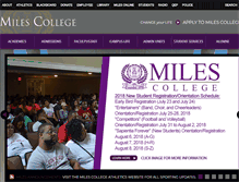 Tablet Screenshot of miles.edu